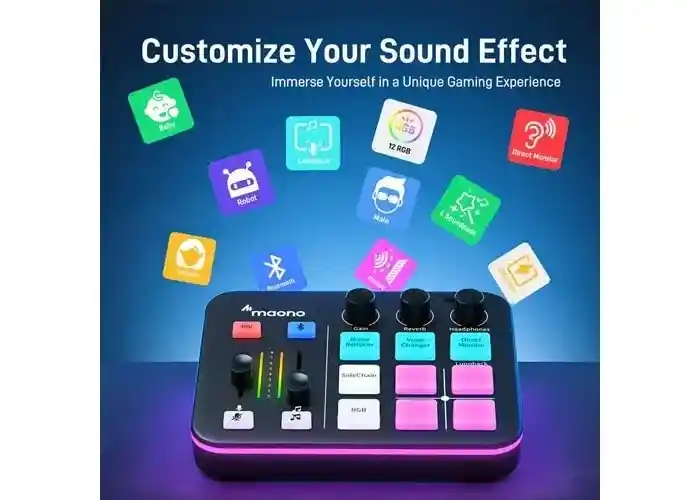 Maonocaster G1 NEO Audio Mixer For Game Streamer